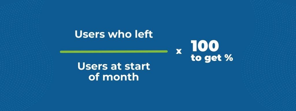 How can you calculate Churn Rate?