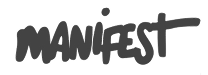 parallelstaff- The word MANIFEST is written in bold, black, handwritten-style uppercase letters on a transparent background.