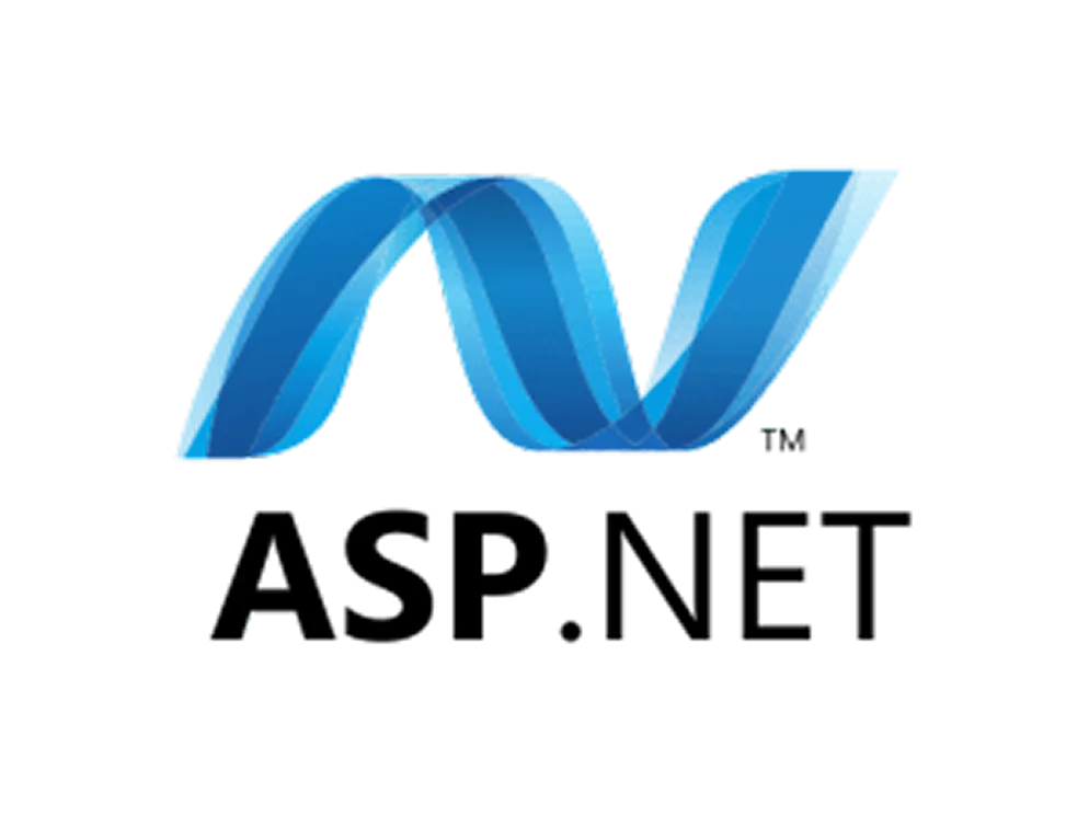 parallelstaff- A blue, wavy ribbon forming an N shape, representing the Microsoft .NET Framework logo, on a black background.
