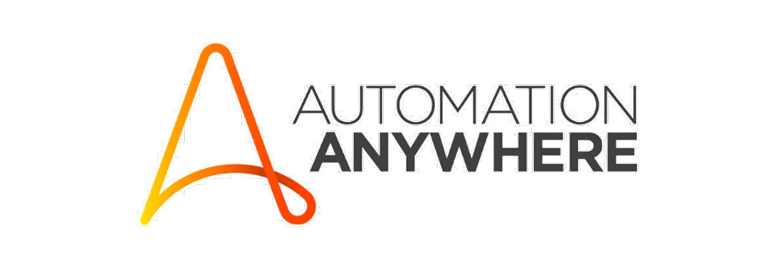 parallelstaff- Automation Anywhere logo featuring a stylized orange and yellow letter A on the left, with the words AUTOMATION ANYWHERE in gray capital letters on the right.