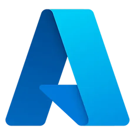 parallelstaff- A stylized, three-dimensional blue letter A with a folded ribbon design, representing the Microsoft Azure logo. The background is transparent.
