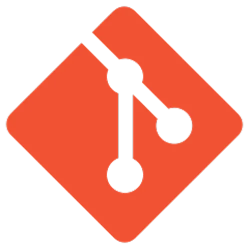 parallelstaff- Orange diamond-shaped logo with black lines and circles, representing the Git version control system.