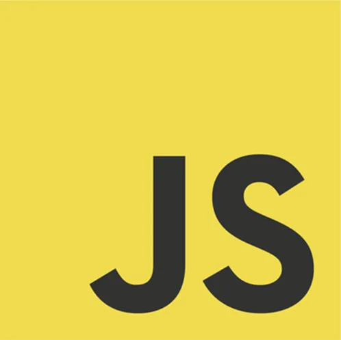 parallelstaff- A yellow square with large, bold black letters JS in the center, representing the JavaScript programming language logo.