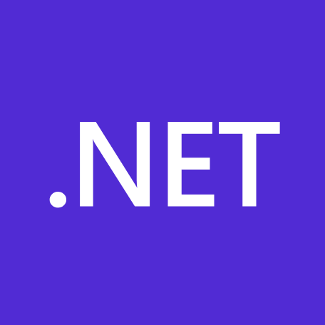 parallelstaff- White text “.NET” centered on a solid purple background.
