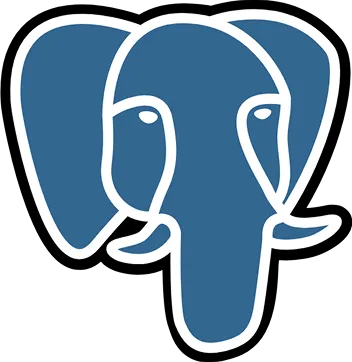 parallelstaff- A simple, stylized blue elephant head logo with white outlines on a black background.