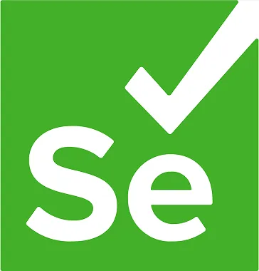 parallelstaff- Green square logo with a white checkmark above the letters Se, representing the Selenium automation testing framework.