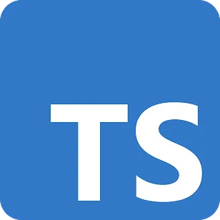 parallelstaff- Blue square icon with the white capital letters “TS” centered, representing the logo for TypeScript, a popular programming language often used by digital product companies.