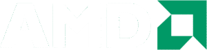 parallelstaff- The image shows the AMD logo with large white letters “AMD” next to a green geometric arrow shape pointing to the right, all on a light gray background.