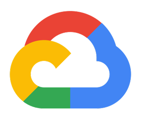 parallelstaff- Google Cloud logo: A stylized cloud outline in Googles colors—red, yellow, blue, and green—forming the shape of a cloud with a circular, ribbon-like design.