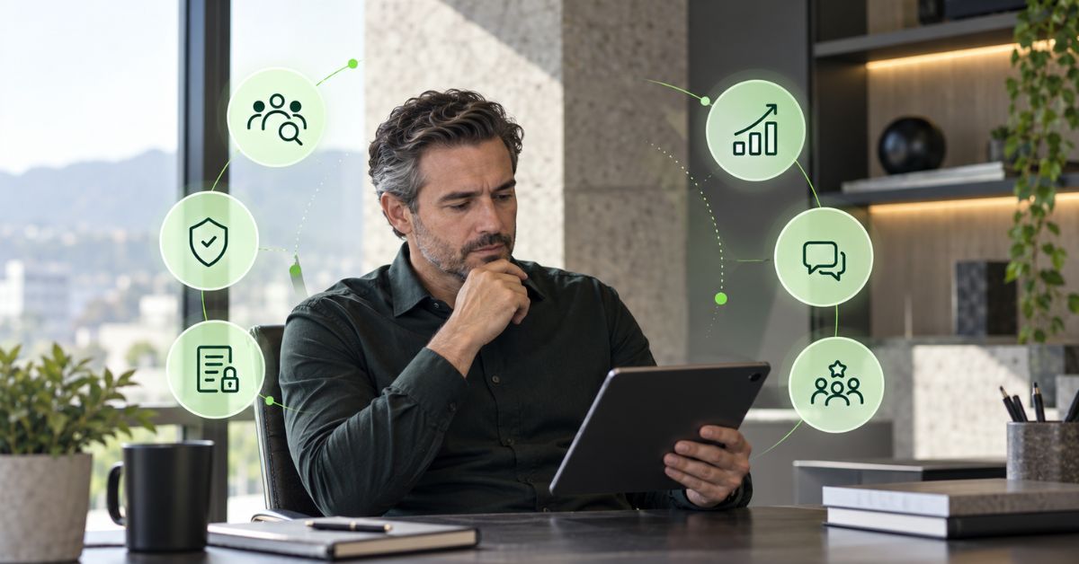 Technology executive evaluating a software development outsourcing provider