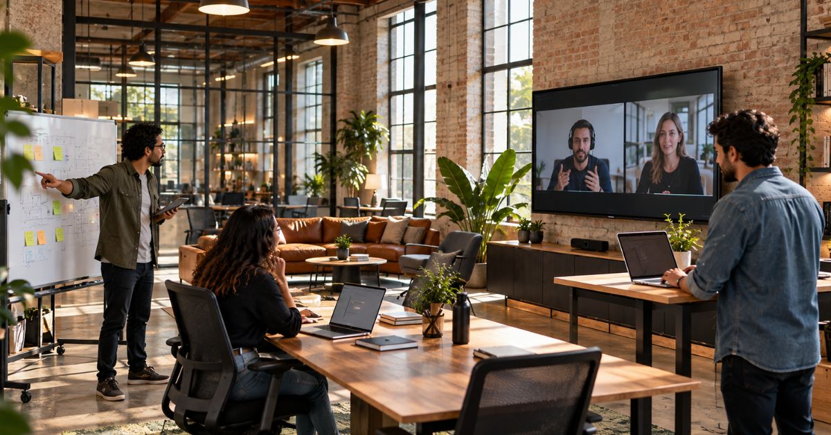 U.S. and Latin American engineering teams collaborating through nearshore outsourcing